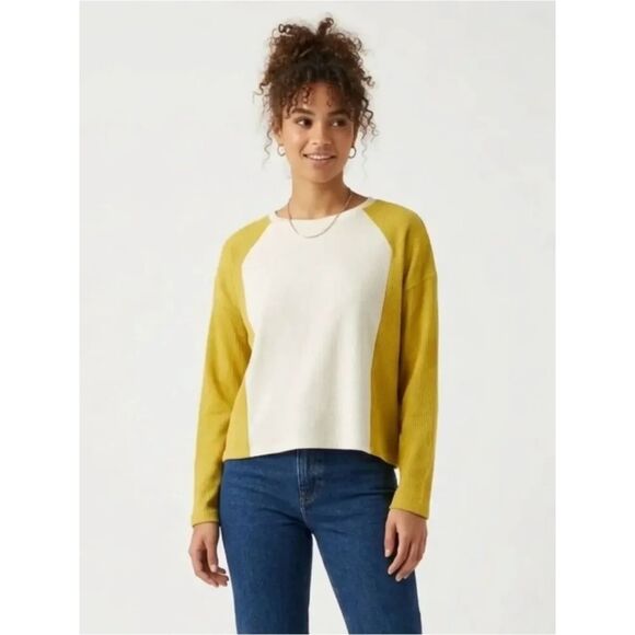 Zara Sweaters - Zara Oversized Colorblock Raglan Sweater Cropped Indie Boho Y2K